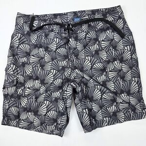 Kanu Surf Women's Oceanside UPF 50+ Active Swim Board Short Size 14 Inseam 9”
